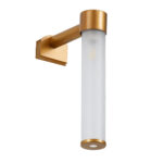 GLOBOSTAR® ELSA 60407 Μοντέρνο Φωτιστικό Τοίχου - Απλίκα Καθρέπτη Μπάνιου με Ντουί 1 x G9 AC 220-240V IP44 - Χάλκινο & Λευκό - Μ3.5 x Π13.5 x Υ20cm - Image 4