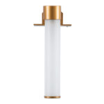 GLOBOSTAR® ELSA 60407 Μοντέρνο Φωτιστικό Τοίχου - Απλίκα Καθρέπτη Μπάνιου με Ντουί 1 x G9 AC 220-240V IP44 - Χάλκινο & Λευκό - Μ3.5 x Π13.5 x Υ20cm - Image 6