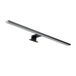 GLOBOSTAR® NINA 60420 Μοντέρνο Φωτιστικό Τοίχου - Απλίκα Καθρέπτη Μπάνιου LED 12W 1400lm 120° AC 220-240V IP44 Φυσικό Λευκό 4500K - Lumileds SMD Chip & TÜV SÜD Driver - Μαύρο Ματ - Μ60 x Π10.5 x Υ4cm - 3 Χρόνια Εγγύηση - Image 3