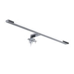 GLOBOSTAR® NINA 60422 Μοντέρνο Φωτιστικό Τοίχου - Απλίκα Καθρέπτη Μπάνιου LED 12W 1400lm 120° AC 220-240V IP44 Φυσικό Λευκό 4500K - Lumileds SMD Chip & TÜV SÜD Driver - Νίκελ Χρώμιο - Μ60 x Π10.5 x Υ4cm - 3 Χρόνια Εγγύηση - Image 5