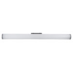 GLOBOSTAR® MABEL 60428 Μοντέρνο Φωτιστικό Τοίχου - Απλίκα Καθρέπτη Μπάνιου LED 12W 1400lm 240° AC 220-240V IP44 Φυσικό Λευκό 4500K - Lumileds SMD Chip & TÜV SÜD Driver - Μαύρο Ματ & Λευκό - Μ60 x Π10 x Υ5cm - 3 Χρόνια Εγγύηση - Image 6