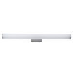 GLOBOSTAR® MABEL 60430 Μοντέρνο Φωτιστικό Τοίχου - Απλίκα Καθρέπτη Μπάνιου LED 12W 1400lm 240° AC 220-240V IP44 Φυσικό Λευκό 4500K - Lumileds SMD Chip & TÜV SÜD Driver - Νίκελ Χρώμιο - Μ60 x Π10 x Υ5cm - 3 Χρόνια Εγγύηση - Image 4
