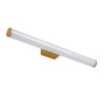 GLOBOSTAR® MABEL 60431 Μοντέρνο Φωτιστικό Τοίχου - Απλίκα Καθρέπτη Μπάνιου LED 12W 1400lm 270° AC 220-240V IP44 Φυσικό Λευκό 4500K - Lumileds SMD Chip & TÜV SÜD Driver - Χάλκινο - Μ60 x Π10 x Υ5cm - 3 Χρόνια Εγγύηση - Image 3