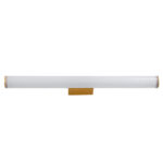 GLOBOSTAR® MABEL 60431 Μοντέρνο Φωτιστικό Τοίχου - Απλίκα Καθρέπτη Μπάνιου LED 12W 1400lm 270° AC 220-240V IP44 Φυσικό Λευκό 4500K - Lumileds SMD Chip & TÜV SÜD Driver - Χάλκινο - Μ60 x Π10 x Υ5cm - 3 Χρόνια Εγγύηση - Image 4