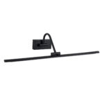 GLOBOSTAR® MIRA 60432 Μοντέρνο Φωτιστικό Τοίχου - Απλίκα Καθρέπτη Μπάνιου LED 12W 1400lm 120° AC 220-240V IP44 Φυσικό Λευκό 4500K - Lumileds SMD Chip & TÜV SÜD Driver - Μαύρο Ματ - Μ60 x Π20 x Υ13cm - 3 Χρόνια Εγγύηση - Image 4