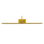 GLOBOSTAR® MIRA 60433 Μοντέρνο Φωτιστικό Τοίχου - Απλίκα Καθρέπτη Μπάνιου LED 12W 1400lm 120° AC 220-240V IP44 Φυσικό Λευκό 4500K - Lumileds SMD Chip & TÜV SÜD Driver - Χρυσό - Μ60 x Π20 x Υ13cm - 3 Χρόνια Εγγύηση - Image 5