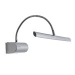 GLOBOSTAR® TROIS 60438 Μοντέρνο Φωτιστικό Τοίχου - Απλίκα Καθρέπτη Μπάνιου LED 12W 1400lm 120° AC 220-240V IP44 Φυσικό Λευκό 4500K - Lumileds SMD Chip & TÜV SÜD Driver - Νίκελ Χρώμιο - Μ60 x Π24 x Υ18cm - 3 Χρόνια Εγγύηση - Image 4