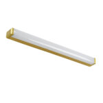 GLOBOSTAR® RENATA 60441 Μοντέρνο Φωτιστικό Τοίχου - Απλίκα Καθρέπτη Μπάνιου LED 12W 1400lm 210° AC 220-240V IP44 Φυσικό Λευκό 4500K - Lumileds SMD Chip & TÜV SÜD Driver - Χρυσό - Μ60 x Π4 x Υ5.5cm - 3 Χρόνια Εγγύηση - Image 3
