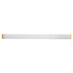 GLOBOSTAR® RENATA 60443 Μοντέρνο Φωτιστικό Τοίχου - Απλίκα Καθρέπτη Μπάνιου LED 12W 1400lm 210° AC 220-240V IP44 Φυσικό Λευκό 4500K - Lumileds SMD Chip & TÜV SÜD Driver - Χρυσό Βούρτσας - Μ60 x Π4 x Υ5.5cm - 3 Χρόνια Εγγύηση - Image 5