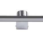 GLOBOSTAR® MEGAN 60449 Μοντέρνο Φωτιστικό Τοίχου - Απλίκα Καθρέπτη Μπάνιου LED 12W 1400lm 120° AC 220-240V IP44 Φυσικό Λευκό 4500K - Lumileds SMD Chip & TÜV SÜD Driver - Νίκελ Χρώμιο - Μ60 x Π12 x Υ4cm - 3 Χρόνια Εγγύηση - Image 5