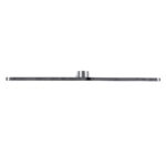 GLOBOSTAR® MEGAN 60449 Μοντέρνο Φωτιστικό Τοίχου - Απλίκα Καθρέπτη Μπάνιου LED 12W 1400lm 120° AC 220-240V IP44 Φυσικό Λευκό 4500K - Lumileds SMD Chip & TÜV SÜD Driver - Νίκελ Χρώμιο - Μ60 x Π12 x Υ4cm - 3 Χρόνια Εγγύηση - Image 6