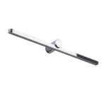 GLOBOSTAR® ROSA 60451 Μοντέρνο Φωτιστικό Τοίχου - Απλίκα Καθρέπτη Μπάνιου LED 12W 1400lm 120° AC 220-240V IP44 Φυσικό Λευκό 4500K - Lumileds SMD Chip & TÜV SÜD Driver - Νίκελ Χρώμιο - Μ60 x Π15 x Υ7cm - 3 Χρόνια Εγγύηση - Image 3