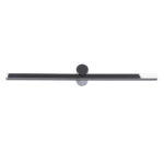 GLOBOSTAR® ROSA 60451 Μοντέρνο Φωτιστικό Τοίχου - Απλίκα Καθρέπτη Μπάνιου LED 12W 1400lm 120° AC 220-240V IP44 Φυσικό Λευκό 4500K - Lumileds SMD Chip & TÜV SÜD Driver - Νίκελ Χρώμιο - Μ60 x Π15 x Υ7cm - 3 Χρόνια Εγγύηση - Image 4