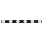 GLOBOSTAR® BELLA 60452 Μοντέρνο Φωτιστικό Τοίχου - Απλίκα Καθρέπτη Μπάνιου LED 18W 2052lm 300° AC 220-240V IP44 Φυσικό Λευκό 4500K - Bridgelux COB Chip & TÜV SÜD Driver - Μαύρο Ματ & Λευκό - Μ70 x Π11 x Υ6cm - 3 Χρόνια Εγγύηση - Image 5