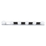 GLOBOSTAR® BELLA 60453 Μοντέρνο Φωτιστικό Τοίχου - Απλίκα Καθρέπτη Μπάνιου LED 18W 2052lm 300° AC 220-240V IP44 Φυσικό Λευκό 4500K - Bridgelux COB Chip & TÜV SÜD Driver - Ασημί & Λευκό - Μ70 x Π11 x Υ6cm - 3 Χρόνια Εγγύηση - Image 4