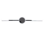 GLOBOSTAR® OPAL 60455 Μοντέρνο Φωτιστικό Τοίχου - Απλίκα Καθρέπτη Μπάνιου LED 14W 1600lm 180° AC 220-240V IP44 Φυσικό Λευκό 4500K - Lumileds SMD Chip & TÜV SÜD Driver - Νίκελ Χρώμιο - Μ60 x Π6 x Υ10cm - 3 Χρόνια Εγγύηση - Image 5