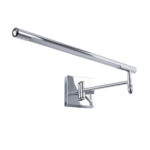 GLOBOSTAR® FRIDA 60458 Μοντέρνο Φωτιστικό Τοίχου - Απλίκα Καθρέπτη Μπάνιου LED 12W 1400lm 120° AC 220-240V IP44 Φυσικό Λευκό 4500K - Lumileds SMD Chip & TÜV SÜD Driver - Νίκελ Χρώμιο - Μ51 x Π25 x Υ10cm - 3 Χρόνια Εγγύηση - Image 3
