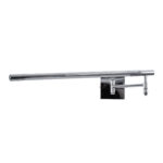 GLOBOSTAR® FRIDA 60458 Μοντέρνο Φωτιστικό Τοίχου - Απλίκα Καθρέπτη Μπάνιου LED 12W 1400lm 120° AC 220-240V IP44 Φυσικό Λευκό 4500K - Lumileds SMD Chip & TÜV SÜD Driver - Νίκελ Χρώμιο - Μ51 x Π25 x Υ10cm - 3 Χρόνια Εγγύηση - Image 5