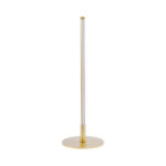 GLOBOSTAR® DALUMA 60469 Μοντέρνο Επιτραπέζιο Φωτιστικό LED 8W 880lm 200° AC 220-240V IP20 Ρυθμιζόμενο Λευκό CCT με On/Off 2700K/4500K/6000K - Lumileds SMD Chip - Χρυσό - Μ15 x Π15 x Υ46cm - 3 Χρόνια Εγγύηση - Image 2