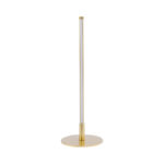 GLOBOSTAR® DALUMA 60469 Μοντέρνο Επιτραπέζιο Φωτιστικό LED 8W 880lm 200° AC 220-240V IP20 Ρυθμιζόμενο Λευκό CCT με On/Off 2700K/4500K/6000K - Lumileds SMD Chip - Χρυσό - Μ15 x Π15 x Υ46cm - 3 Χρόνια Εγγύηση - Image 3