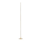 GLOBOSTAR® DALUMA 60472 Μοντέρνο Επιδαπέδιο Φωτιστικό LED 24W 2640lm 200° AC 220-240V IP20 Ρυθμιζόμενο Λευκό CCT με On/Off 2700K/4500K/6000K - Lumileds SMD Chip - Σατινέ Χρυσό Βούρτσας - Μ18 x Π18 x Υ160cm - 3 Χρόνια Εγγύηση - Image 2