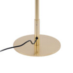 GLOBOSTAR® DALUMA 60472 Μοντέρνο Επιδαπέδιο Φωτιστικό LED 24W 2640lm 200° AC 220-240V IP20 Ρυθμιζόμενο Λευκό CCT με On/Off 2700K/4500K/6000K - Lumileds SMD Chip - Σατινέ Χρυσό Βούρτσας - Μ18 x Π18 x Υ160cm - 3 Χρόνια Εγγύηση - Image 6