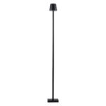 GLOBOSTAR® NEGA 60477 Μοντέρνο Επιδαπέδιο Φωτιστικό LED 2.2W 154lm 360° DC 5V με USB 2.0 με Επαναφορτιζόμενη Μπαταρία Li-ion 3.7V 4000mAh IP44 Θερμό Λευκό 2700K με Αφή Dimmable - Lumileds SMD Chip - Μαύρο - Μ10 x Π10 x Υ135cm - 2 Χρόνια Εγγύηση - Image 3