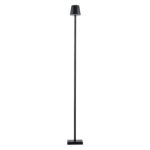 GLOBOSTAR® NEGA 60477 Μοντέρνο Επιδαπέδιο Φωτιστικό LED 2.2W 154lm 360° DC 5V με USB 2.0 με Επαναφορτιζόμενη Μπαταρία Li-ion 3.7V 4000mAh IP44 Θερμό Λευκό 2700K με Αφή Dimmable - Lumileds SMD Chip - Μαύρο - Μ10 x Π10 x Υ135cm - 2 Χρόνια Εγγύηση - Image 5