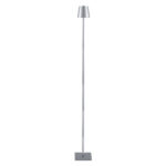 GLOBOSTAR® NEGA 60480 Μοντέρνο Επιδαπέδιο Φωτιστικό LED 2.2W 154lm 360° DC 5V με USB 2.0 με Επαναφορτιζόμενη Μπαταρία Li-ion 3.7V 4000mAh IP44 Θερμό Λευκό 2700K με Αφή Dimmable - Lumileds SMD Chip - Ασημί - Μ10 x Π10 x Υ135cm - 2 Χρόνια Εγγύηση - Image 6