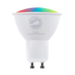 GLOBOSTAR® SMARTME 60487 Σποτ GU10 MR16 Smart Home WiFi με Λειτουργία μέσω Tuya APP LED 5.5W 550lm 120° AC 220-240V IP20 Πολύχρωμο RGBW+WW Dimmable - Bridgelux Chip - Μ5 x Π5 x Υ6.5cm - 3 Χρόνια Εγγύηση - Image 2