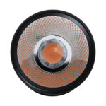 GLOBOSTAR® DETRONIC 60505 Κινούμενο Downlight Σποτ LED 10W 1250lm 24° AC 220-240V IP20 Θερμό Λευκό 2700K - Bridgelux COB Chip & TÜV SÜD Driver - Μαύρο Ματ - Μ9 x Π9 x Υ16cm - 5 Χρόνια Εγγύηση - Image 4