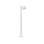 GloboStar® GARDENIA 60506 Φωτιστικό Κήπου - Κολωνάκι Αρχιτεκτονικού Φωτισμού Εξωτερικού Χώρου LED 7W 700lm 60° AC220-240V Αδιάβροχο IP65 - Σώμα Αλουμινίου & Tempered Glass - Μ12 x Π18 x Υ90cm - Θερμό Λευκό 2700K - Λευκό - Bridgelux Chip - 5 Years Warranty - Image 4