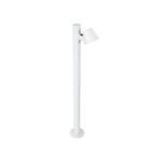 GloboStar® GARDENIA 60506 Φωτιστικό Κήπου - Κολωνάκι Αρχιτεκτονικού Φωτισμού Εξωτερικού Χώρου LED 7W 700lm 60° AC220-240V Αδιάβροχο IP65 - Σώμα Αλουμινίου & Tempered Glass - Μ12 x Π18 x Υ90cm - Θερμό Λευκό 2700K - Λευκό - Bridgelux Chip - 5 Years Warranty - Image 5