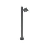 GloboStar® GARDENIA 60507 Φωτιστικό Κήπου - Κολωνάκι Αρχιτεκτονικού Φωτισμού Εξωτερικού Χώρου LED 7W 700lm 60° AC220-240V Αδιάβροχο IP65 - Σώμα Αλουμινίου & Tempered Glass - Μ12 x Π18 x Υ90cm - Θερμό Λευκό 2700K - Γκρι Ανθρακί - Bridgelux Chip - 5 Years Warranty - Image 5