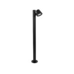 GloboStar® GARDENIA 60508 Φωτιστικό Κήπου - Κολωνάκι Αρχιτεκτονικού Φωτισμού Εξωτερικού Χώρου LED 7W 700lm 60° AC220-240V Αδιάβροχο IP65 - Σώμα Αλουμινίου & Tempered Glass - Μ12 x Π18 x Υ90cm - Θερμό Λευκό 2700K - Μαύρο - Bridgelux Chip - 5 Years Warranty - Image 4