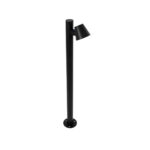 GloboStar® GARDENIA 60508 Φωτιστικό Κήπου - Κολωνάκι Αρχιτεκτονικού Φωτισμού Εξωτερικού Χώρου LED 7W 700lm 60° AC220-240V Αδιάβροχο IP65 - Σώμα Αλουμινίου & Tempered Glass - Μ12 x Π18 x Υ90cm - Θερμό Λευκό 2700K - Μαύρο - Bridgelux Chip - 5 Years Warranty - Image 5