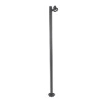 GloboStar® GARDENIA 60510 Φωτιστικό Κήπου - Πάρκου - Πλατείας - Κολωνάκι Αρχιτεκτονικού Φωτισμού Εξωτερικού Χώρου LED 7W 700lm 60° AC220-240V Αδιάβροχο IP65 - Σώμα Αλουμινίου & Tempered Glass - Μ15 x Π18 x Υ180cm - Θερμό Λευκό 2700K - Γκρι Ανθρακί - Bridgelux Chip - 5 Years Warranty - Image 3