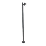 GloboStar® GARDENIA 60510 Φωτιστικό Κήπου - Πάρκου - Πλατείας - Κολωνάκι Αρχιτεκτονικού Φωτισμού Εξωτερικού Χώρου LED 7W 700lm 60° AC220-240V Αδιάβροχο IP65 - Σώμα Αλουμινίου & Tempered Glass - Μ15 x Π18 x Υ180cm - Θερμό Λευκό 2700K - Γκρι Ανθρακί - Bridgelux Chip - 5 Years Warranty - Image 5