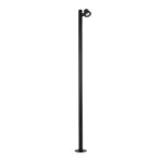 GloboStar® GARDENIA 60511 Φωτιστικό Κήπου - Πάρκου - Πλατείας - Κολωνάκι Αρχιτεκτονικού Φωτισμού Εξωτερικού Χώρου LED 7W 700lm 60° AC220-240V Αδιάβροχο IP65 - Σώμα Αλουμινίου & Tempered Glass - Μ15 x Π18 x Υ180cm - Θερμό Λευκό 2700K - Μαύρο - Bridgelux Chip - 5 Years Warranty - Image 4