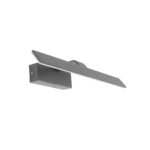 GLOBOSTAR® MIRROR 60513 Μοντέρνο Φωτιστικό Τοίχου - Απλίκα Καθρέπτη Μπάνιου LED 12W 1440lm 120° AC 220-240V IP54 Φυσικό Λευκό 4500K - Lumileds SMD Chip & TÜV SÜD Driver - Γκρι Ανθρακί Ματ - Μ42 x Π5 x Υ15cm - 2 Χρόνια Εγγύηση - Image 2