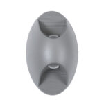 GLOBOSTAR® JEREMY 60531 Μοντέρνο Φωτιστικό Τοίχου - Απλίκα LED 10W 1000lm 60° AC 220-240V Αδιάβροχο IP65 Θερμό Λευκό 2700K - Bridgelux COB Chip & TÜV SÜD Driver - Γκρι Ανθρακί Ματ - Μ16 x Π10 x Υ7cm - 5 Χρόνια Εγγύηση - Image 4