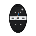 GLOBOSTAR® JEREMY 60532 Μοντέρνο Φωτιστικό Τοίχου - Απλίκα LED 10W 1000lm 60° AC 220-240V Αδιάβροχο IP65 Θερμό Λευκό 2700K - Bridgelux COB Chip & TÜV SÜD Driver - Μαύρο Ματ - Μ16 x Π10 x Υ7cm - 5 Χρόνια Εγγύηση - Image 5