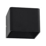 GLOBOSTAR® CIRCOA 60535 Μοντέρνο Φωτιστικό Τοίχου - Απλίκα LED 10W 1000lm 60° AC 220-240V Αδιάβροχο IP44 Θερμό Λευκό 2700K - Bridgelux COB Chip & TÜV SÜD Driver - Μαύρο Ματ - Μ10 x Π8 x Υ10cm - 5 Χρόνια Εγγύηση - Image 4
