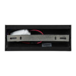 GLOBOSTAR® CIRCOA 60544 Μοντέρνο Φωτιστικό Τοίχου - Απλίκα LED 10W 1000lm 60° AC 220-240V Αδιάβροχο IP44 Θερμό Λευκό 2700K - Bridgelux COB Chip & TÜV SÜD Driver - Μαύρο Ματ - Μ20 x Π8 x Υ10cm - 5 Χρόνια Εγγύηση - Image 6