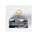 GLOBOSTAR® CUADRADO 60569 Μοντέρνο Φωτιστικό Τοίχου - Απλίκα LED 10W 1000lm 60° AC 220-240V Αδιάβροχο IP65 Θερμό Λευκό 2700K - Bridgelux COB Chip & TÜV SÜD Driver - Λευκό Ματ - Μ14 x Π14 x Υ4.5cm - 5 Χρόνια Εγγύηση - Image 5