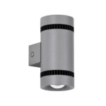 GLOBOSTAR® CANNONAL 60576 Μοντέρνο Φωτιστικό Τοίχου - Απλίκα LED 10W 1150lm 30° AC 220-240V IP20 Θερμό Λευκό 2700K - Bridgelux COB Chip & TÜV SÜD Driver - Μαύρο Ματ & Γκρι Ανθρακί Ματ - Μ5 x Π6.5 x Υ11cm - 3 Χρόνια Εγγύηση - Image 3