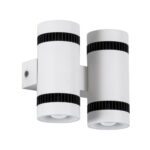 GLOBOSTAR® CANNONAL 60578 Μοντέρνο Φωτιστικό Τοίχου - Απλίκα LED 20W 2300lm 30° AC 220-240V IP20 Θερμό Λευκό 2700K - Bridgelux COB Chip & TÜV SÜD Driver - Μαύρο Ματ & Λευκό Ματ - Μ12 x Π6.5 x Υ11cm - 3 Χρόνια Εγγύηση - Image 3