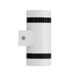 GLOBOSTAR® CANNONAL 60578 Μοντέρνο Φωτιστικό Τοίχου - Απλίκα LED 20W 2300lm 30° AC 220-240V IP20 Θερμό Λευκό 2700K - Bridgelux COB Chip & TÜV SÜD Driver - Μαύρο Ματ & Λευκό Ματ - Μ12 x Π6.5 x Υ11cm - 3 Χρόνια Εγγύηση - Image 6