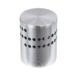GLOBOSTAR® STAINS 60596 Μοντέρνο Φωτιστικό Τοίχου - Απλίκα LED 5W 300lm 180° AC 220-240V IP44 Μπλε - Bridgelux SMD Chip & TÜV SÜD Driver - Νίκελ Βούρτσας - Μ5.5 x Π5.5 x Υ7cm - 5 Χρόνια Εγγύηση - Image 2