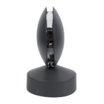 GLOBOSTAR® ZERODA 60597 Μοντέρνο Φωτιστικό Τοίχου - Απλίκα LED 9W 1035lm 3°/360° AC 220-240V Αδιάβροχο IP65 Θερμό Λευκό 2700K - CREE XPE Chip & TÜV SÜD Driver - Γκρι Ανθρακί Ματ - Μ11 x Π10 x Υ16cm - 5 Χρόνια Εγγύηση - Image 3